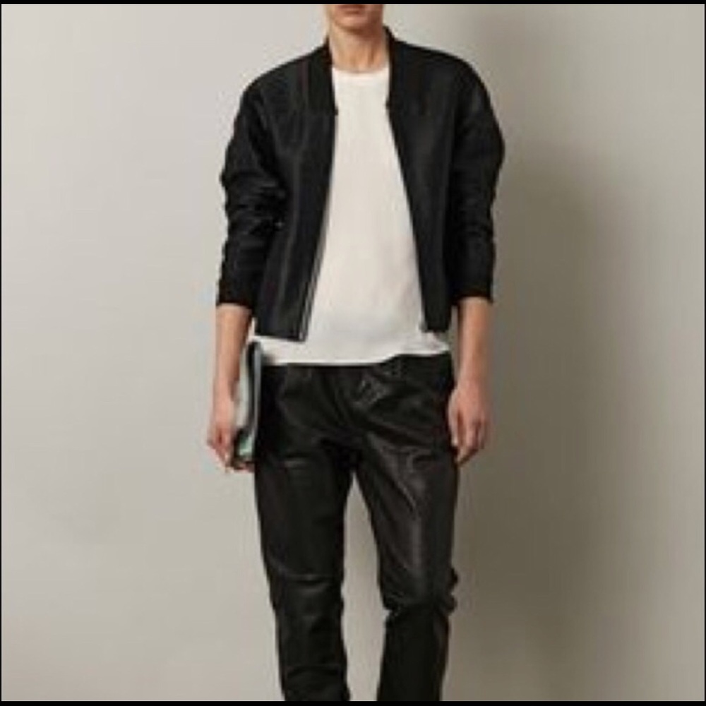 NWOT L’Agence Black Bomber Jacket